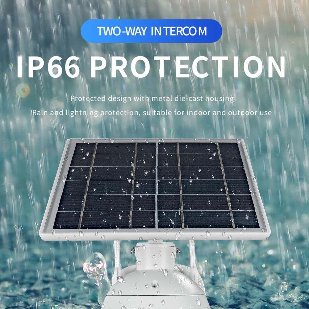 4G Solar Outdoor Wireless 2MP Security Camera with Motion Detection Technology and Real Time Alerts