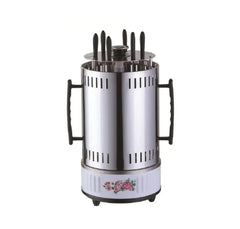 1,000W Electric Vertical 6 Forks Barbeque Skewer Rotating Machine for Kebab, Shawarma, Chicken, Beef