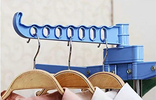 3 Layer Heavy Duty Clothes Hanging & Drying Rack Stand with Wheels