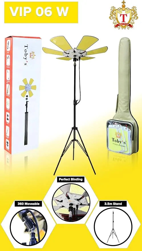 Toby's Outdoor Multi-Function Camping Lantern with Tripod Stand and Remote Control