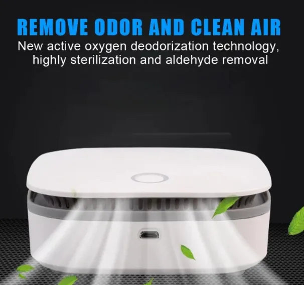 Smart Portable Air Purifier & Disinfectioning Odour Remover for Home, Car & Office