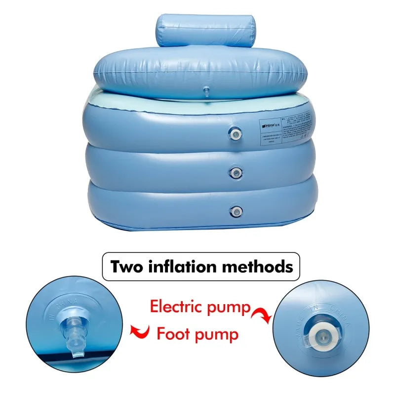 160cm Inflatable Adult Bathtub with Electric Charging Air Pump
