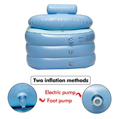 160cm Inflatable Adult Bathtub with Electric Charging Air Pump