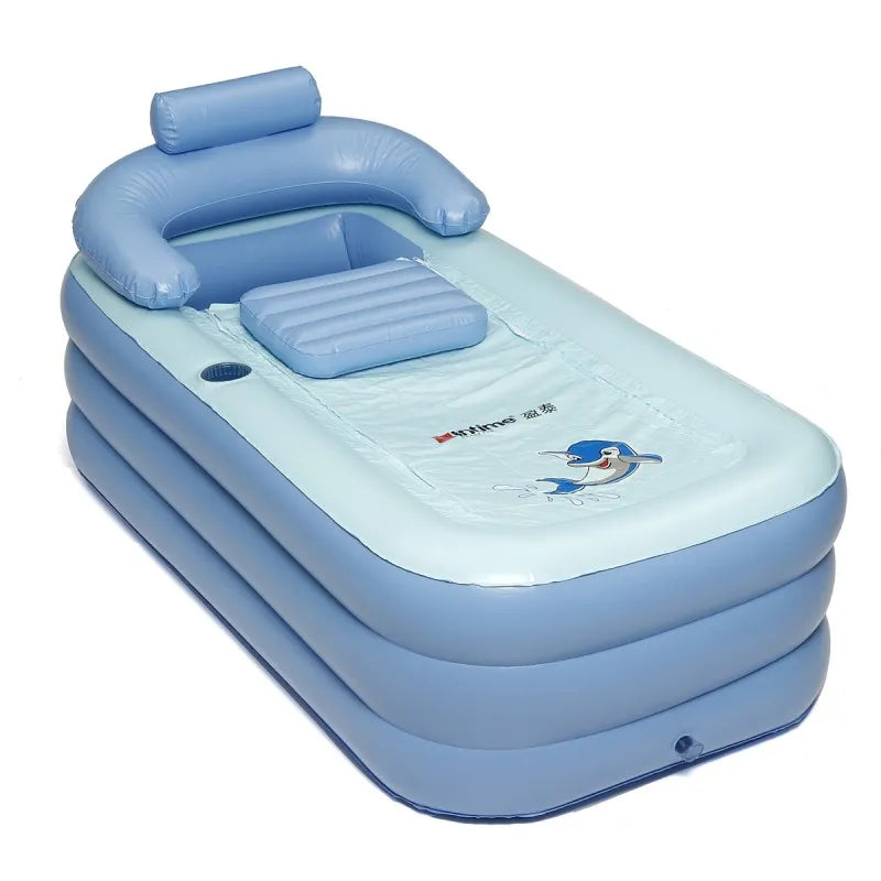 160cm Inflatable Adult Bathtub with Electric Charging Air Pump