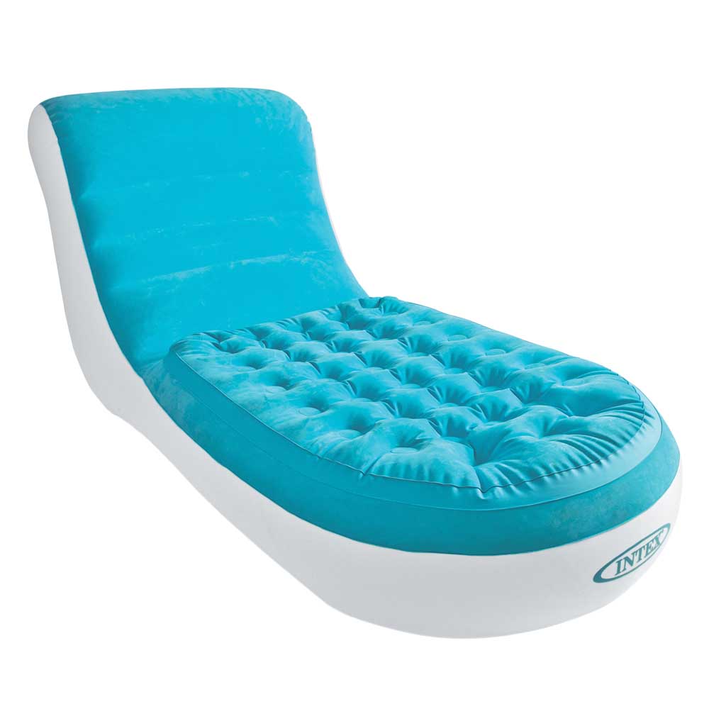 Intex Inflatable Splash Air Chair Lounger for Indoor & Outdoor Relaxation
