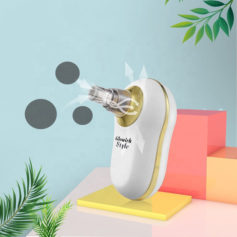 Mini Automatic Blackhead Acne Pore Suction Remover & Skin Cleanser with 3 Suction Modes and 5 Multif