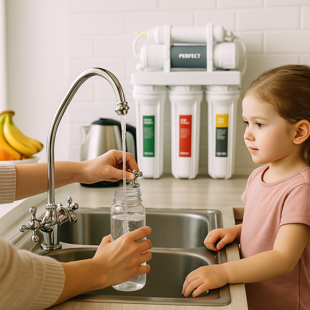 PERFECT RO Water Filtration & Purifier System with 6-Stage Reverse Osmosis, 75GPD Membrane & Mineral Boost for Clean, Healthy, Great-Tasting Drinking Water