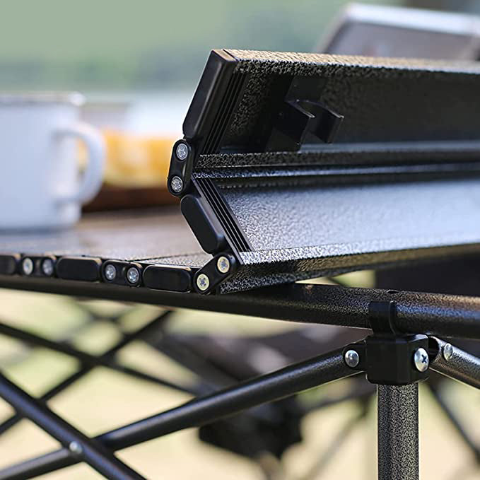 Mini Foldable Aluminium Table & 4 Chairs Set for Outdoors - Lightweight & Portable with Carrying Bag