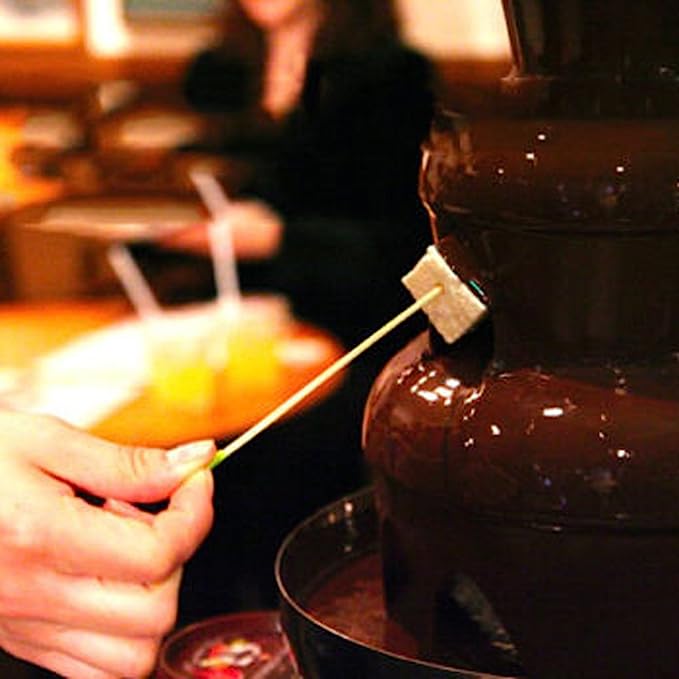 Mini Portable Hot Chocolate Fountain Machine for Home and Parties