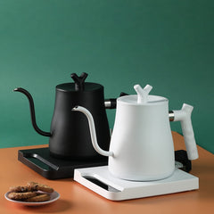 Elegant Electric 1L Gooseneck Kettle with Constant Temperature, Auto Shut-Off and Precision Spout - Coffee & Tea Kettle - 1000W
