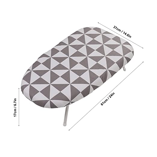 Compact Portable Ironing Board with Removable Cover - Space-Saving Design