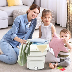 Modern Rechargeable Portable & Foldable Washing Machine with Spinner– 50W