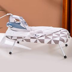 Compact Portable Ironing Board with Removable Cover - Space-Saving Design
