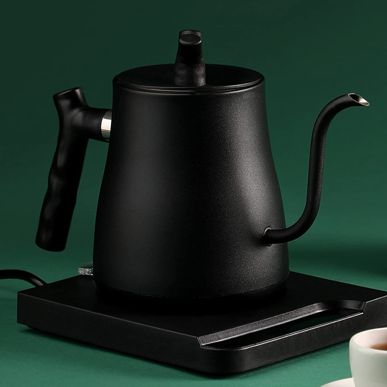 Elegant Electric 1L Gooseneck Kettle with Constant Temperature, Auto Shut-Off and Precision Spout - Coffee & Tea Kettle - 1000W