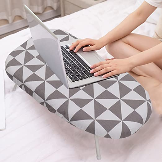 Compact Portable Ironing Board with Removable Cover - Space-Saving Design