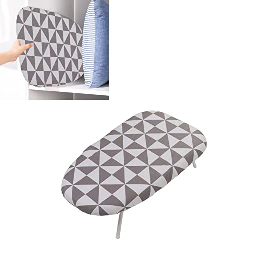 Compact Portable Ironing Board with Removable Cover - Space-Saving Design