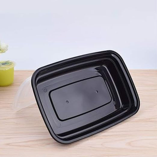 Microwave Safe Plastic Food Storage Container with Lid – 22 x 15 x 5 cm