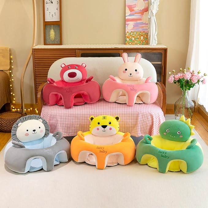 Baby Sitting Non-Slip Plush Memory Foam Practice Chair Sofa with Fall Prevention & High Back Support