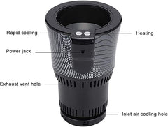 Intelligent Cooling & Heating Cup Holder fo Automobiles with Adjustable & Rotatable Base