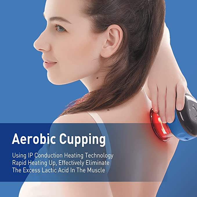 Intelligent Suction Cupping Massager with Heating & Infrared Red Light Therapy