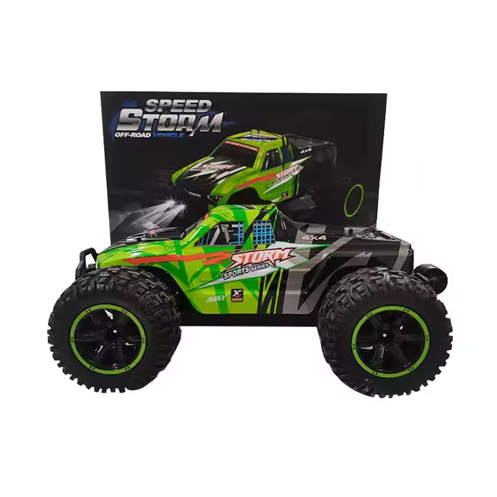 Speed Storm High Speed Off-Road RC Car Racing Buggy with 1:10 Scale, 4WD & 2.4G Remote Control - 55 km/h Speed