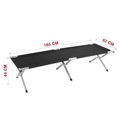 Portable Folding Stainless Steel Camping Chair-Bed