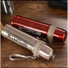 750ml Stainless Steel Sports Vacuum Flask Bottle with SUS304 Liner & Dual-Purpose Leakproof Cap – Long Lasting Hot & Cold Insulation Travel Thermos