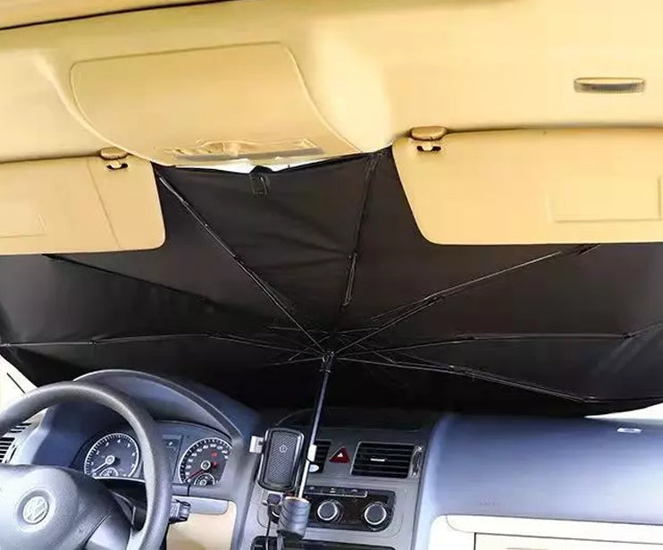 Portable Foldable Car Windshield Sun Shade Umbrella