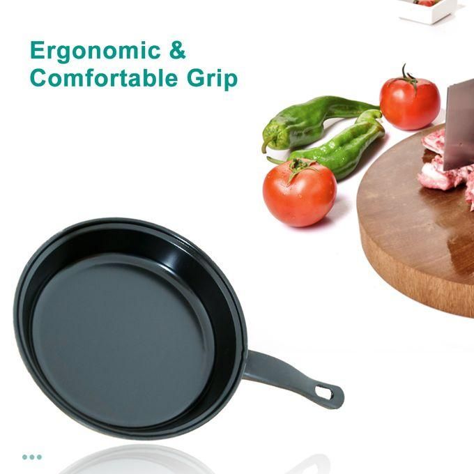 13-Piece Non-Stick Metal Cookware Set with Tempered Glass Lids, Comfort-Grip Handles & Eco-Friendly Coating – Sizes from 14 cm to 22 cm