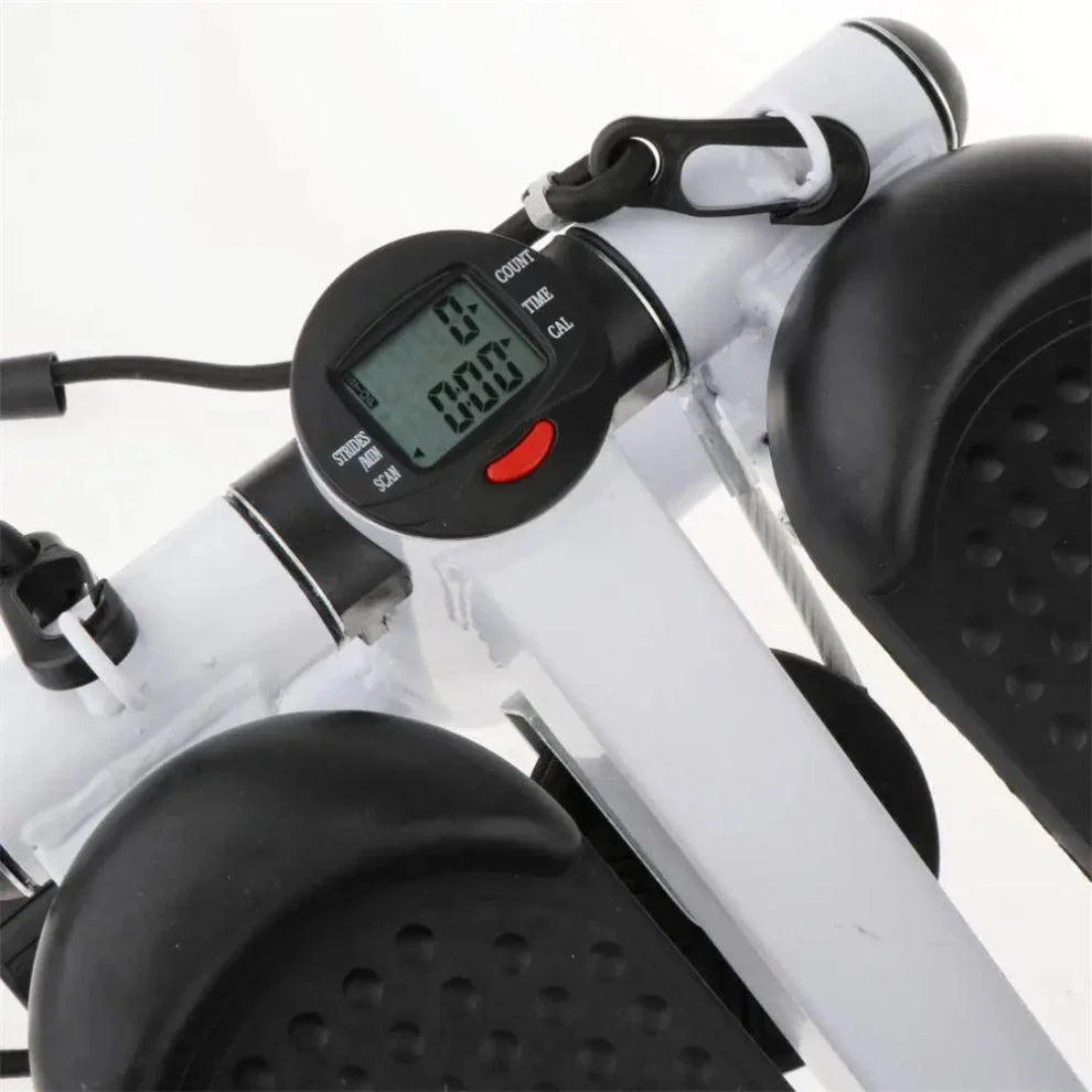 Wellcare Mini Stepper Exercise Pedal Machine with Resistance Bands for Health & Fitness
