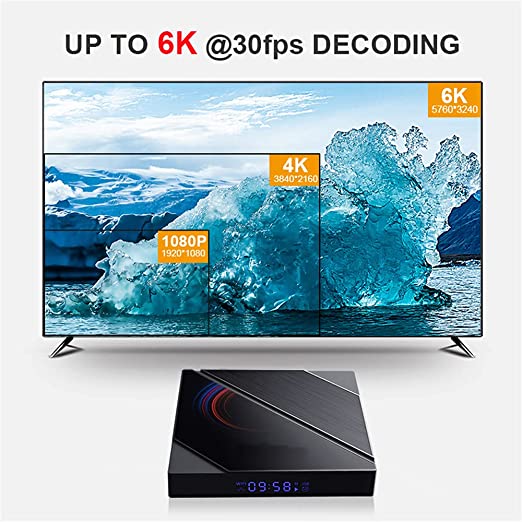 H96 Max 6K Ultra HD Android TV Box with Android 10.0