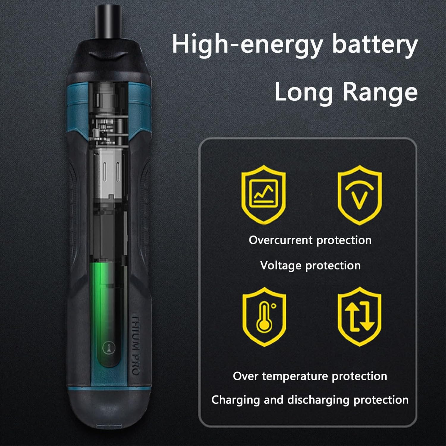Longsa 36-in-1 Rechargeable Screwdriver Set with Battery, 3 Torque Levels, LED Indicator, Precision Bits & Carry Case