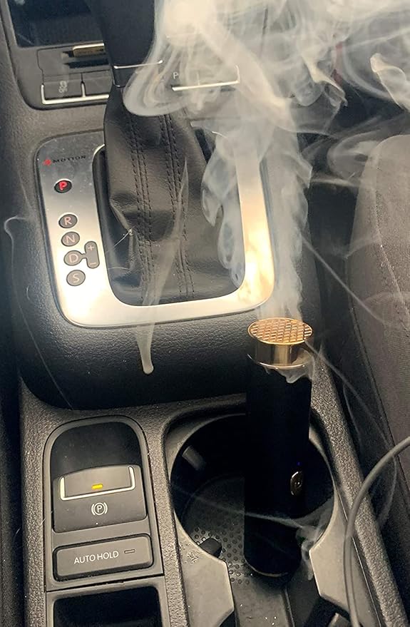 Elegant Portable Mini USB Rechargeable Bakhoor Incense Burner for Home, Car & Travel