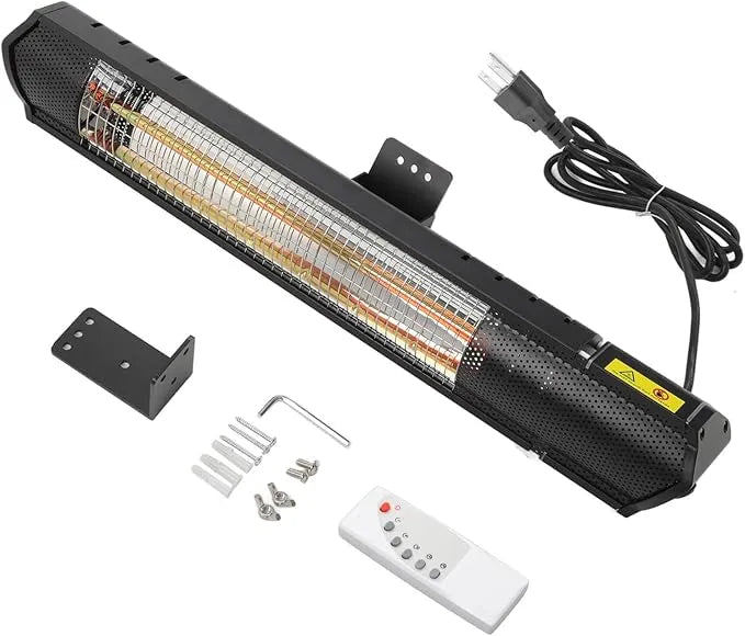 Sepat Electric Heater with Tripod Stand, Remote Control and Safety Protection - 2000W