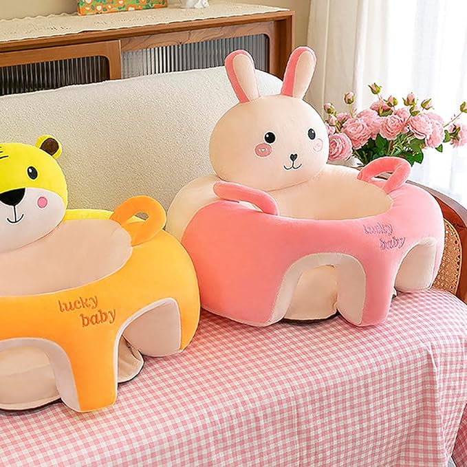 Baby Sitting Non-Slip Plush Memory Foam Practice Chair Sofa with Fall Prevention & High Back Support
