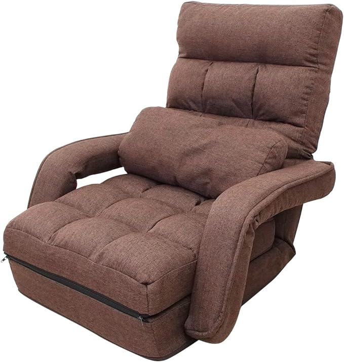 Adjustable Gaming & Relaxing Recliner Chair Lounger with Armrests & Side Pockets