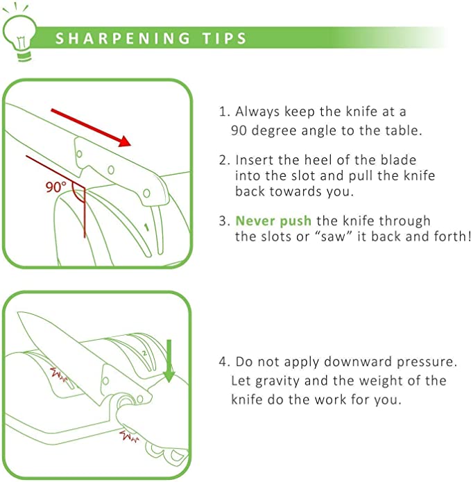 Electric Blade Sharpener for Knives and Blades with Anti-slip Technology