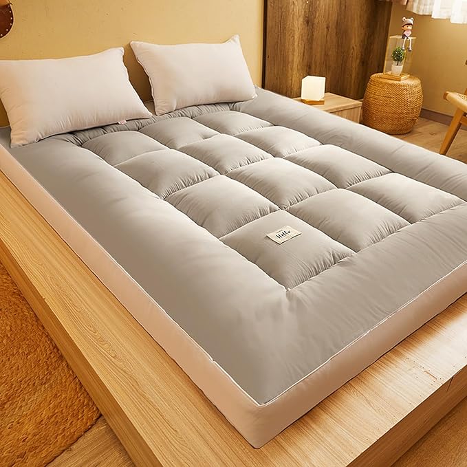 Premium Foldable Soft Cushion Mattress with Elastic Fitting Straps – 120 x 200 cm - Dual-Sided