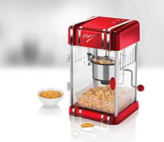 GAMAX 300W Retro Popcorn Maker 3.2 Kg with BPA Free Material, Non-slip Base and Air Circulation Desi