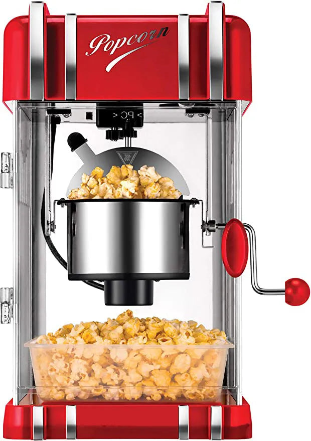 GAMAX 300W Retro Popcorn Maker 3.2 Kg with BPA Free Material, Non-slip Base and Air Circulation Desi