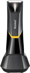 KEMEI Body Hair Trimmer - Electric Multifunctional Anti-Cut Hair Trimmer with LED Light