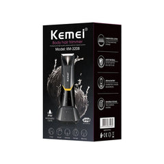 KEMEI Body Hair Trimmer - Electric Multifunctional Anti-Cut Hair Trimmer with LED Light