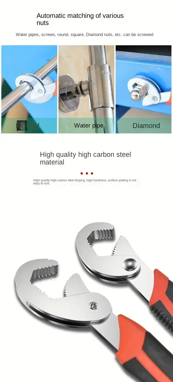 Universal Snap & Grip Wrench Tool with for Multi purpose Usage