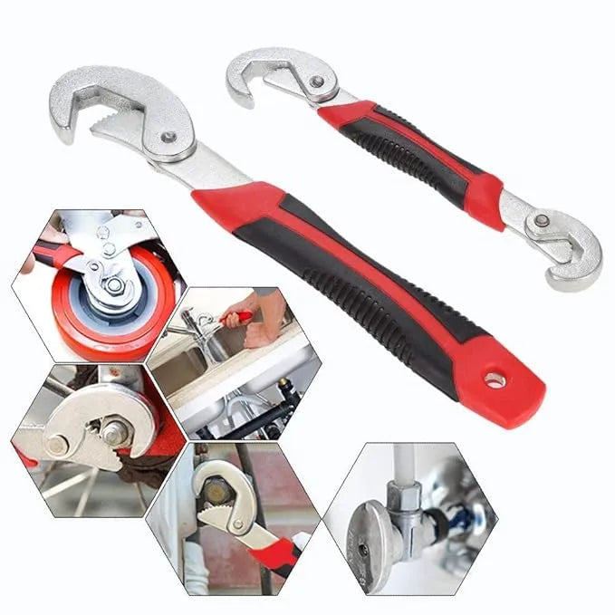 Universal Snap & Grip Wrench Tool with for Multi purpose Usage
