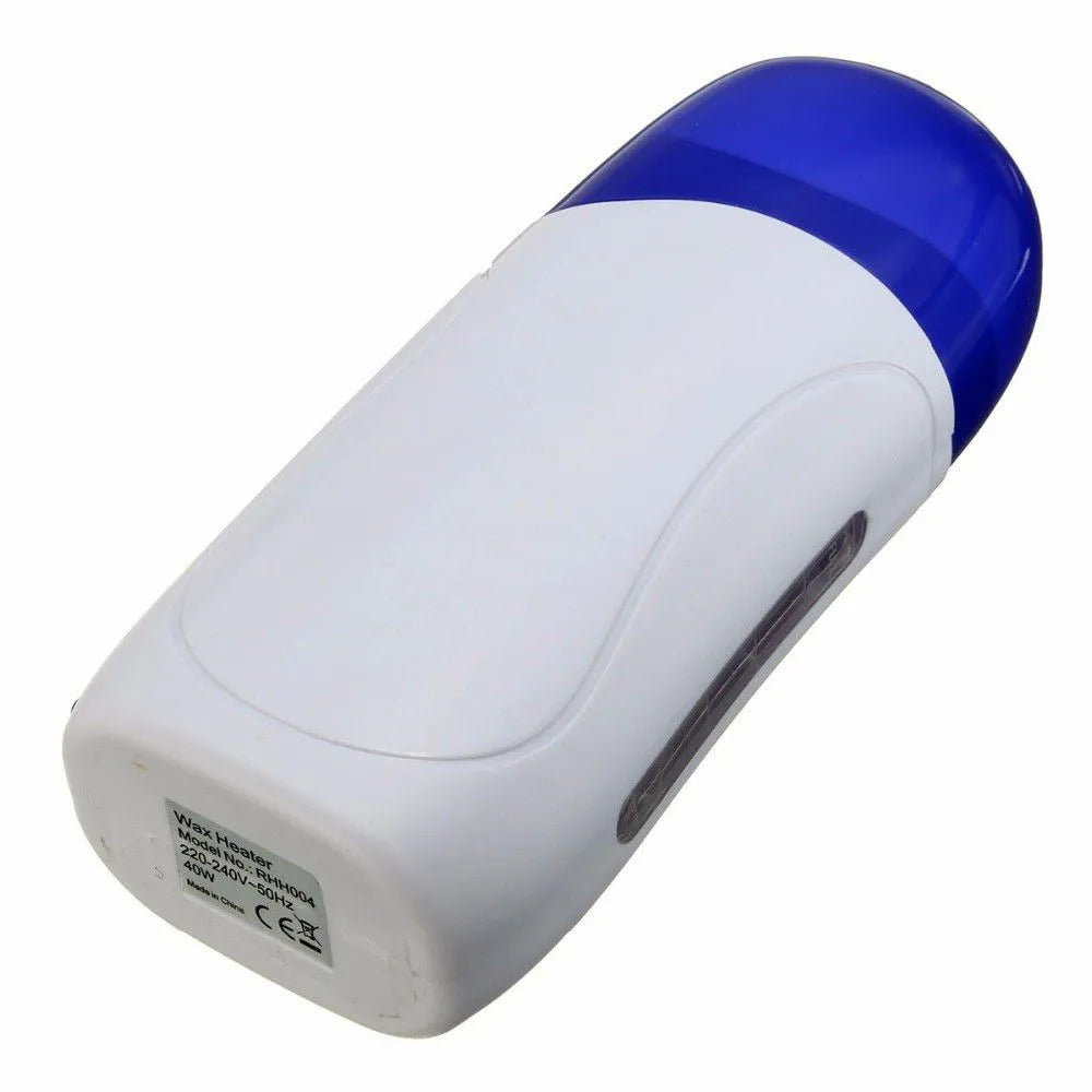 Leemax Portable Electric Depilatory Waxing Kit - Wax Heater Machine, 2 Depilation Wax & Strips 100