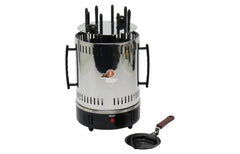 RAF Electric Vertical Rotating Charcoal Skewer Barbecue Grill - 8 Skewers & 1200W