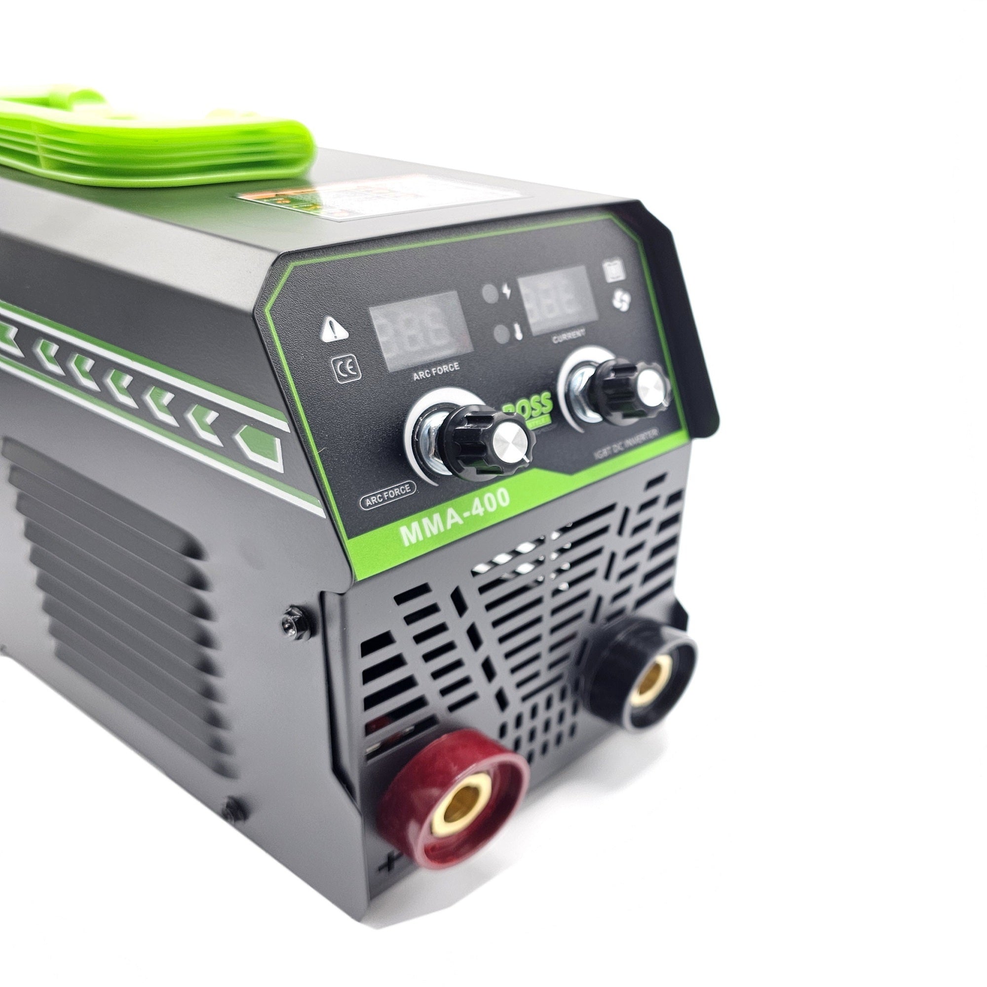 BOSS MMA-400 DC Inverter Welding Machine with Arc Force & Current Control, German Technology, 220V Input, Digital Display, Lightweight with Case