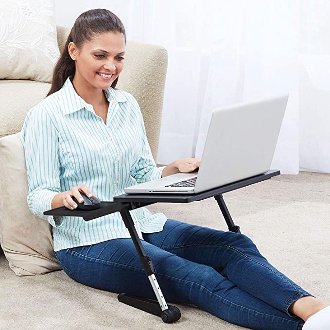 Portable Adjustable Extendable Laptop Desk Stand & Study Table