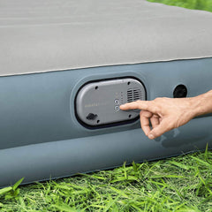 Bestway Inflatable Queen Airbed with Built-In Dual Pump and USB Charger - 2.03 m x 1.52 m x 36 cm