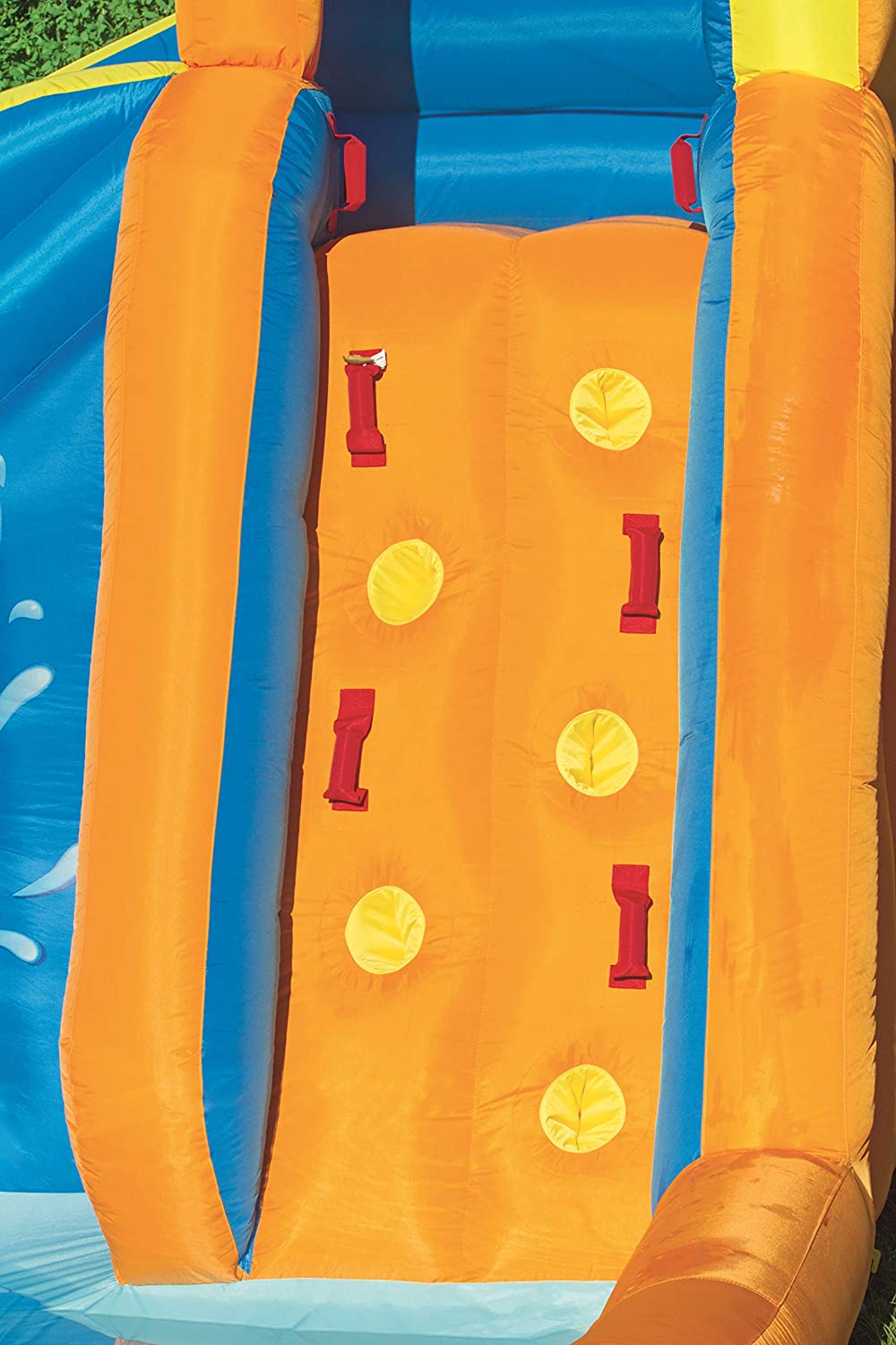 Bestway H2OGO! Mega Inflatable Jumping Water Castle with 5-in-1 with Blower, Water Slide, Climbing Walls, and Water Guns